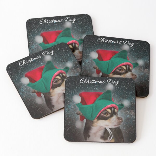 Item preview, Christmas dog dressed as an elf  designed and sold by Photorebelle.