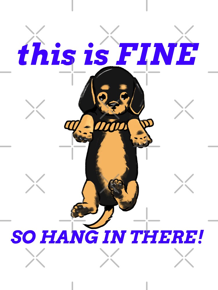 This Is Fine Dog Meme Shirt