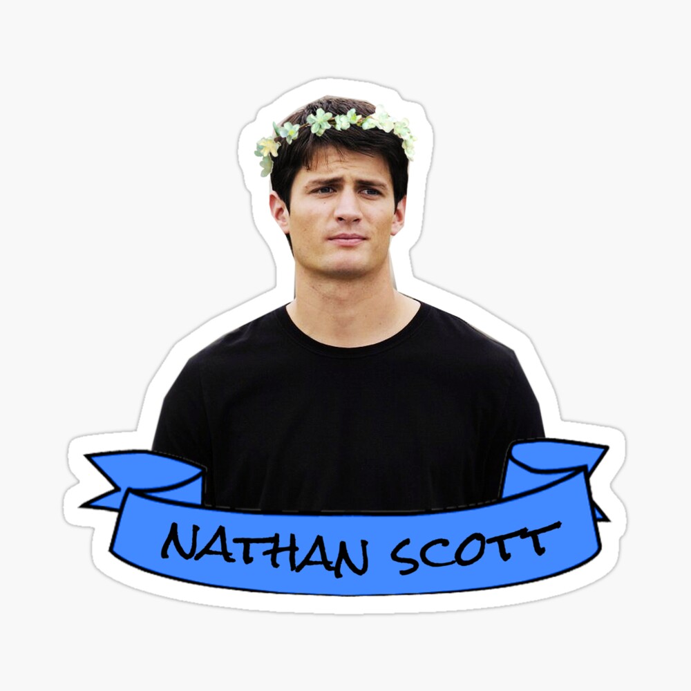 scott 23 one tree hill ravens jersey Sticker for Sale by lunalovebad