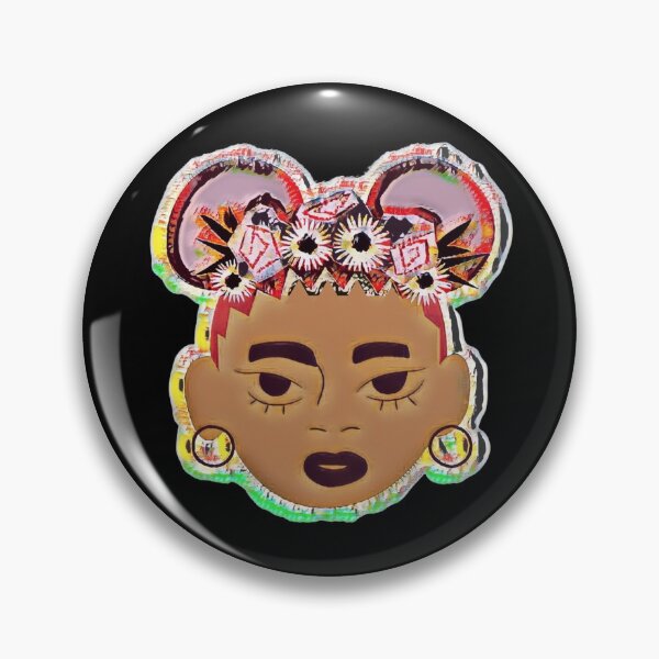 Item preview, Afro Puffs Natural Hair Black Woman designed and sold by Designs By YL.