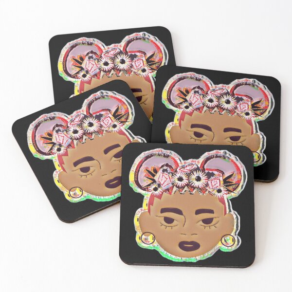 Item preview, Afro Puffs Natural Hair Black Woman designed and sold by Designs By YL.
