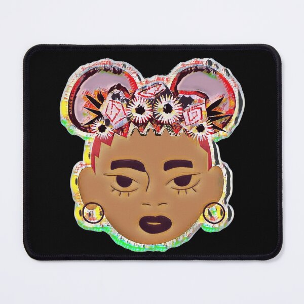 Item preview, Afro Puffs Natural Hair Black Woman designed and sold by Designs By YL.