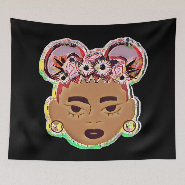 Item preview, Afro Puffs Natural Hair Black Woman designed and sold by Designs By YL.