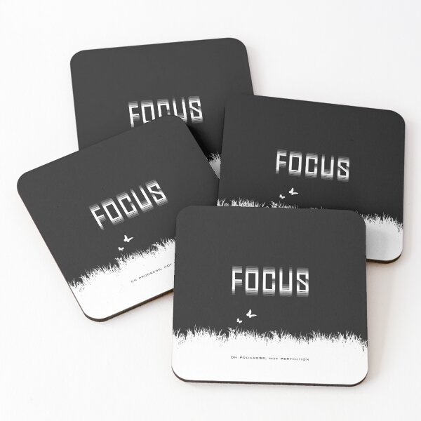 Item preview, Focus on progress, not perfection designed and sold by QuotesGraphic.