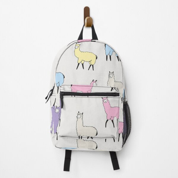 Item preview, Multicolor Pastel Llama Pattern designed and sold by fainaobun.