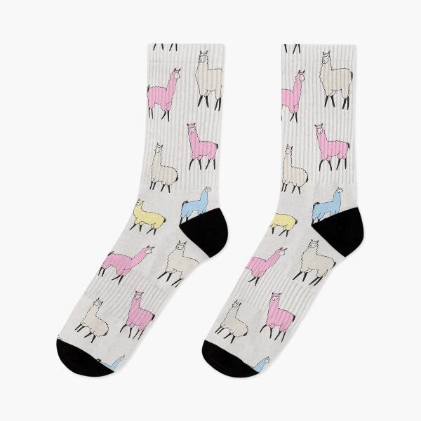 Item preview, Multicolor Pastel Llama Pattern designed and sold by fainaobun.