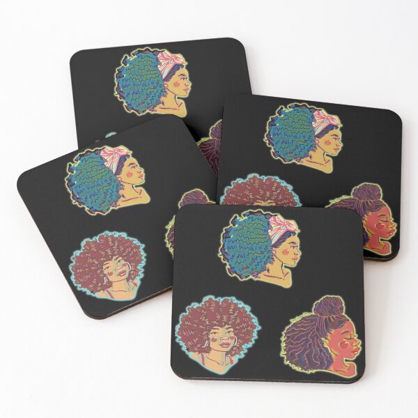 Item preview, Natural Hair Black Women Afro Queens  designed and sold by Designs By YL.