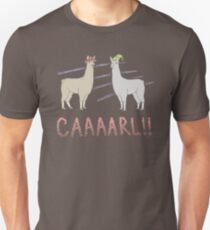 Lamas mit Hüten - Carl! Slim Fit T-Shirt