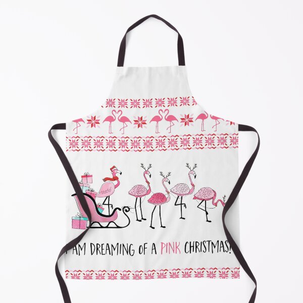 Item preview, Dreaming Of A Pink Christmas Flamingo designed and sold by AlyssoCharm.