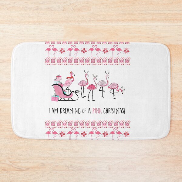 Item preview, Dreaming Of A Pink Christmas Flamingo designed and sold by AlyssoCharm.