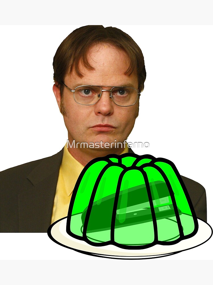 "Dwight Stapler In Jello The Office" Poster for Sale by