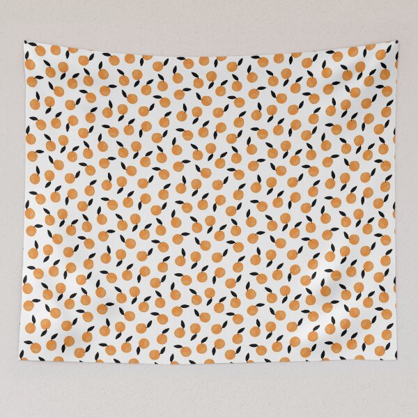 Item preview, Oranges With Black Leaves  designed and sold by FlossieShop96.