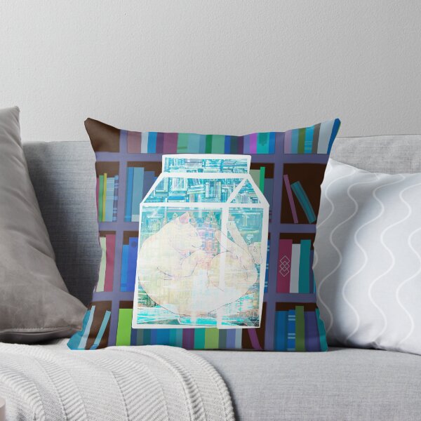 Item preview, Aesthetic Cat And Bookshelf designed and sold by designart21.
