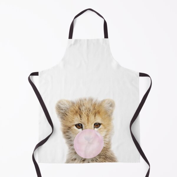 Item preview, Baby Cheetah Blowing Bubble Gum by Zouzounio Art designed and sold by zouzounioart.