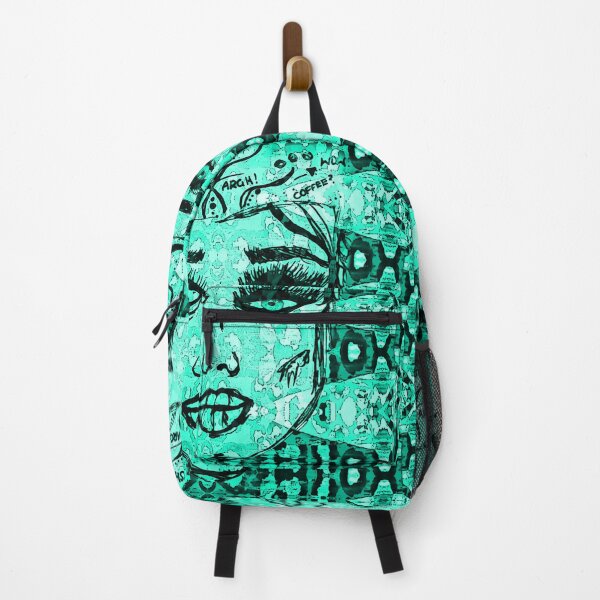 Item preview, Turquoise Face designed and sold by JilClaireArt.