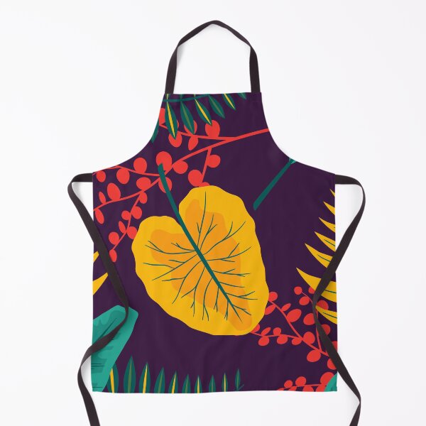 Item preview, Rainforest Leaf Pattern, Green Yellow and Red Leaf Design designed and sold by Peter Stawicki.