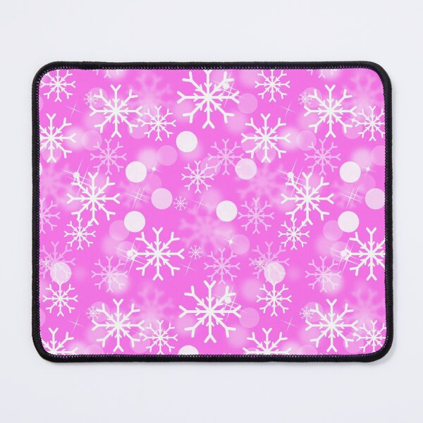 Item preview, White Christmas Snowflakes on a Bright Purple Violet Background designed and sold by GreenCarbon2112.