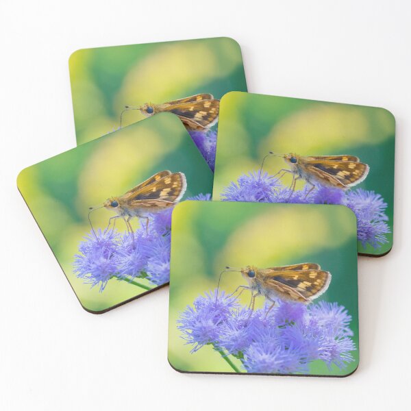 Item preview, Skipper Butterfly Feeding on Purple Flower designed and sold by dlamb.