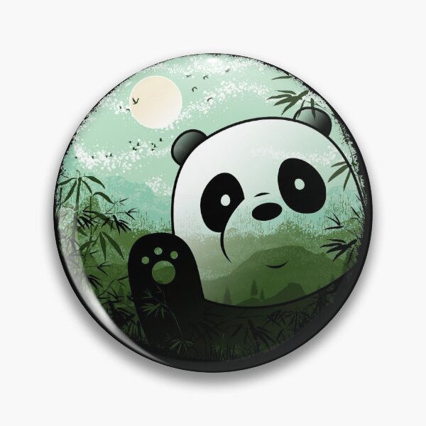 Item preview, Cute Animal Friendly Panda in pocket designed and sold by ConsciouStudio.