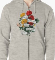 Raise Boys and Girls the Same Way Zipped Hoodie