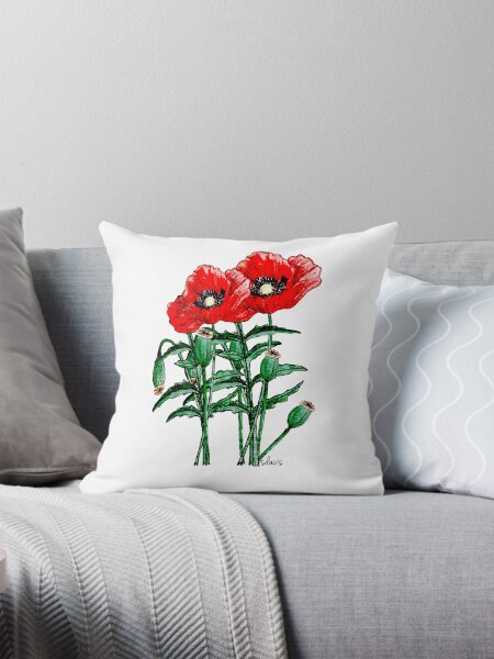 Item preview, Flower Poppy 1317 designed and sold by mandalafractal.