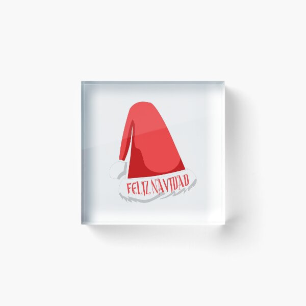Item preview, Feliz Navidad Classic Merry Christmas Santa Hat Spanish designed and sold by Capiral Bucketlist.