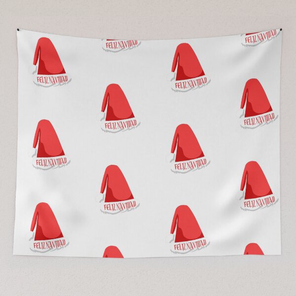 Item preview, Feliz Navidad Classic Merry Christmas Santa Hat Spanish designed and sold by Capiral Bucketlist.