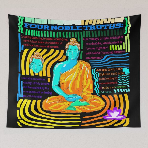 Item preview, Buddha four noble truths designed and sold by KennyLucky.