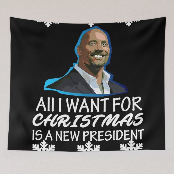 Item preview, All I want for Christmas is a new president, that Rocks! designed and sold by Doodleknight.