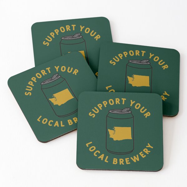 Item preview, Support Your Local Brewery Washington designed and sold by fearcity.