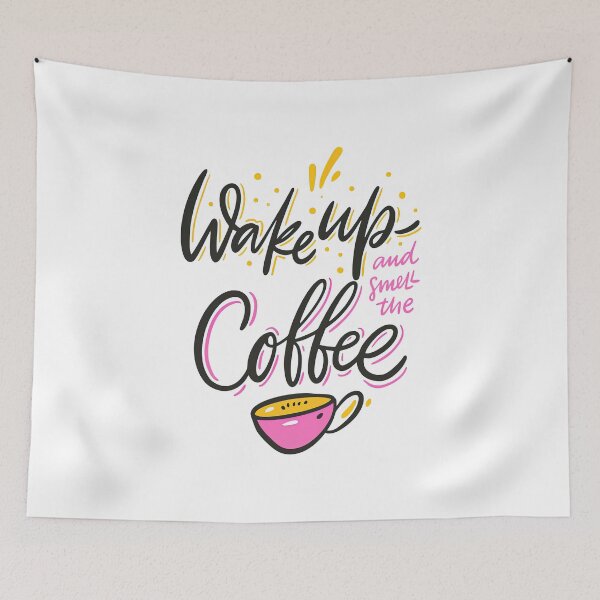 Item preview, Wake Up And Smell The Coffee, Coffee Smell, Coffee Lover, Coffee designed and sold by graphic-genie.