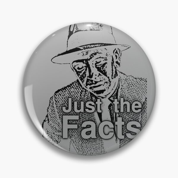 Item preview, Just the Facts - Joe Friday (blk) designed and sold by LaRoe Design.