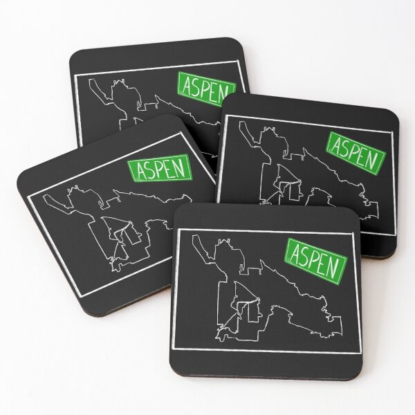 Item preview, Aspen Colorado in Chalk designed and sold by that5280lady.
