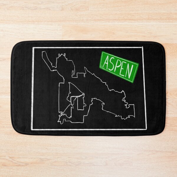 Item preview, Aspen Colorado in Chalk designed and sold by that5280lady.
