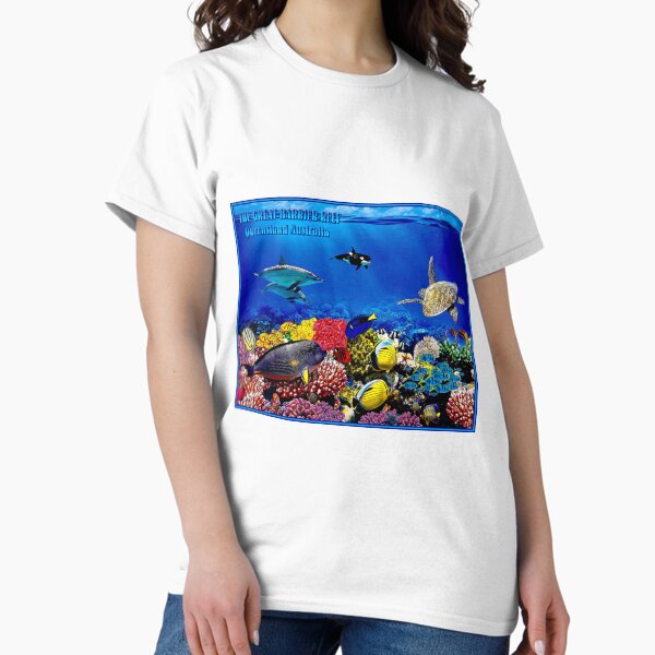Item preview, GREAT BARRIER REEF; Queensland Advertising Print designed and sold by posterbobs.
