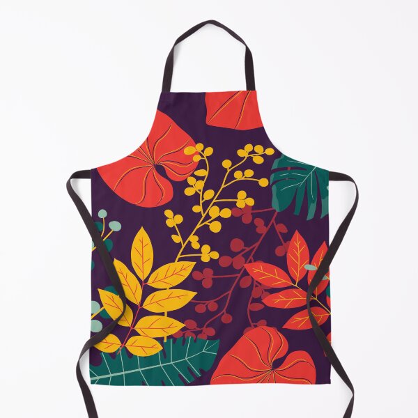 Item preview, Retro 70s Leaf Pattern, Green, Yellow, and Orange Leaf Design designed and sold by Peter Stawicki.