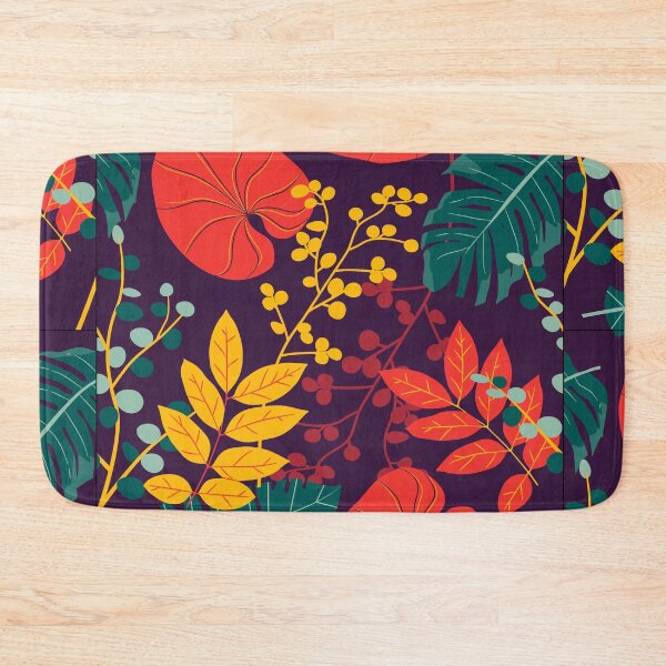 Item preview, Retro 70s Leaf Pattern, Green, Yellow, and Orange Leaf Design designed and sold by Peter Stawicki.