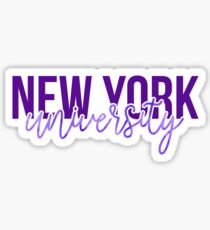 New York University - Style 13 Sticker