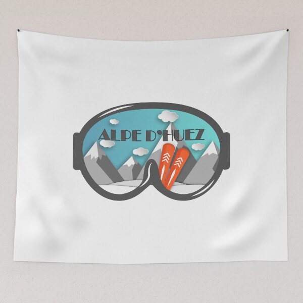Item preview, Alpe D’huez Ski Goggles  designed and sold by VikiQuick.