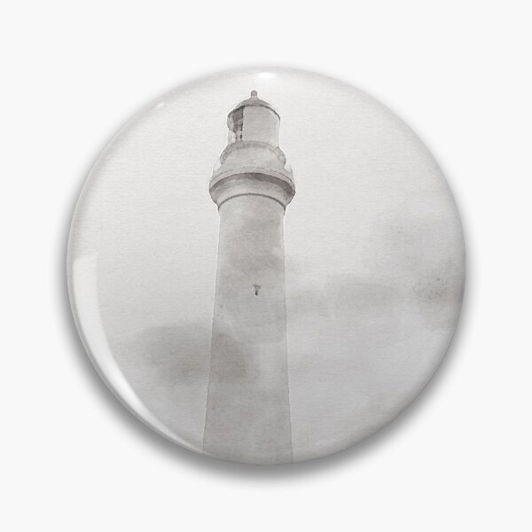 Item preview, Lighthouse Watercolour (Black and White) designed and sold by ShailleMaille.