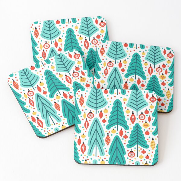 Item preview, Christmas Tree Gifts And Christmas Ornament Print  designed and sold by Pinkmagenta.