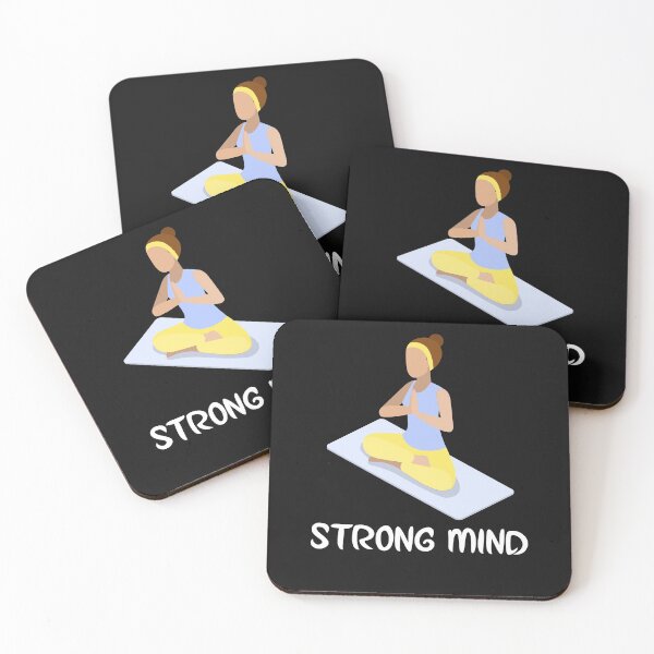 Artikelvorschau, Starker Geist - Yoga Mädchen entworfen und verkauft von Sushee Store.