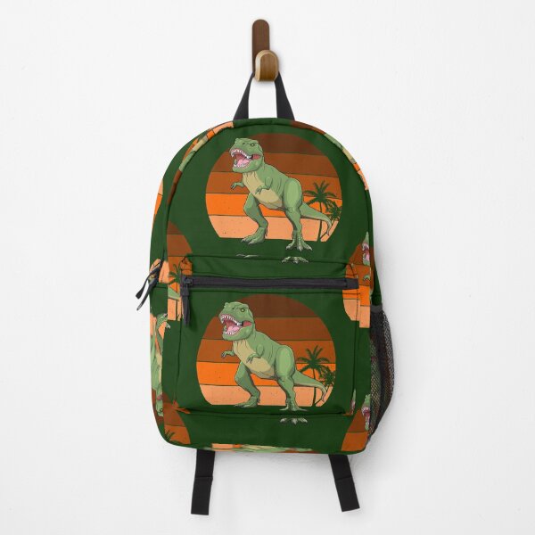 Vista previa del artículo con la obra «Dinosaurio retro TRex / T-Rex Angustiado Atardecer», diseñado y vendido por Rongway76.
