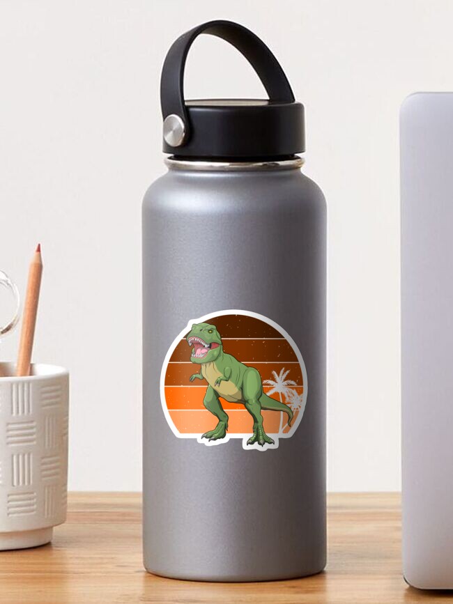 Vinyl Dinosaur Sticker - T-Rex Sunset - Jurassic Apparel