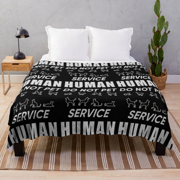 Item preview, Service Human Do Not Pet designed and sold by FridPix.