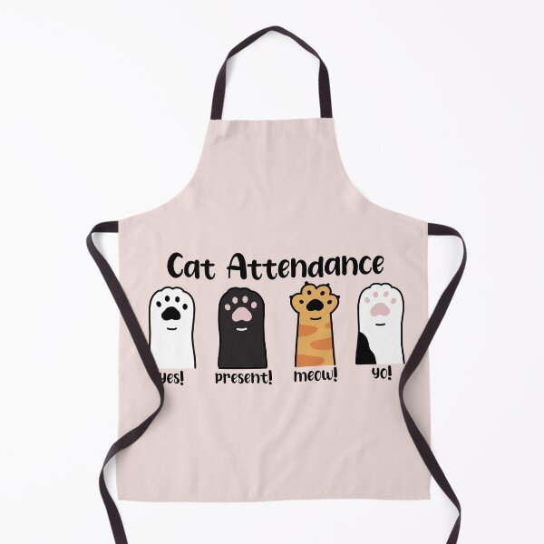 Item preview, Cat Attendance designed and sold by Neadoodles.