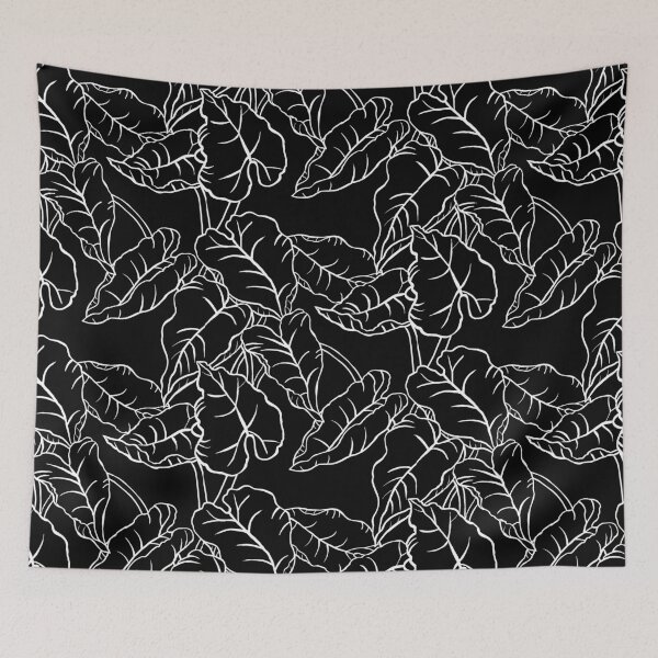 Item preview, Tropical black and White Jungle designed and sold by Linda Maliuana.