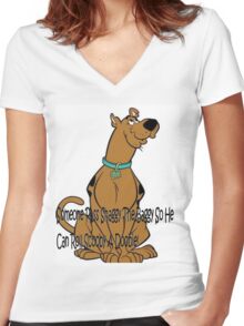 Scooby Doo: Women's Fitted V-Neck T-Shirts | Redbubble
