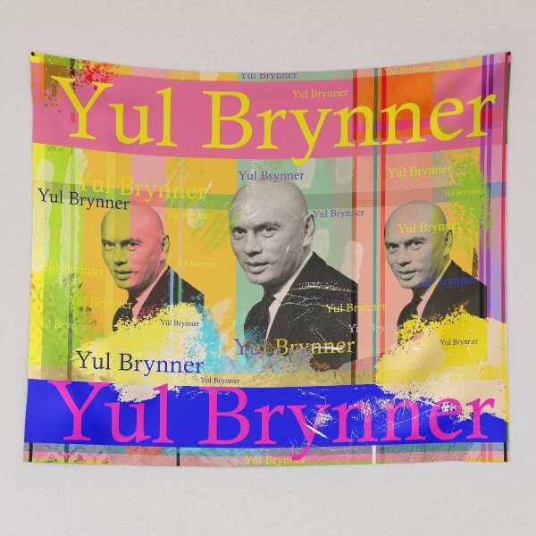 Item preview, Yul Brynner portrait, famous Hollywood actor designed and sold by Mauswohn.