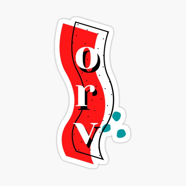 "ORV Sticker " Sticker by KwDesignLover Redbubble